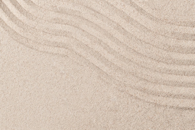 Fundo texturizado da natureza da onda de areia no conceito de bem-estar