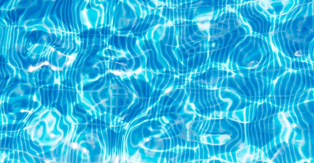 Fundo texturizado de água de piscina