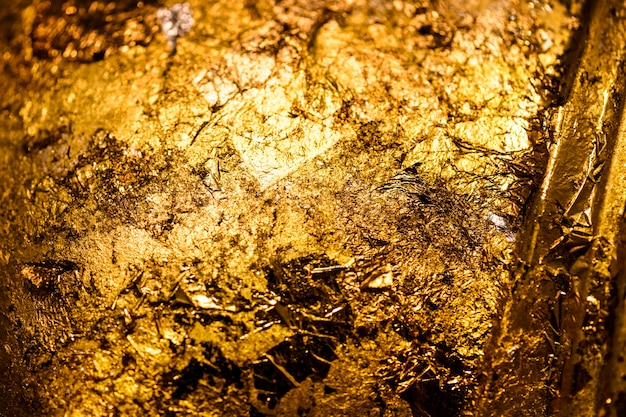 Foto grátis fundo texturizado dourado enrugado