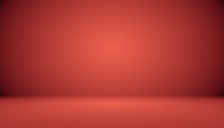 Foto grátis fundo vermelho abstrato projeto de layout dos namorados de natal, estúdio, sala, modelo da web, relatório de negócios com cor gradiente de círculo suave.