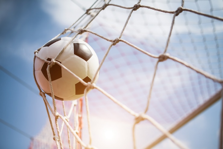 Foto grátis futebol em conceito de sucesso de gol