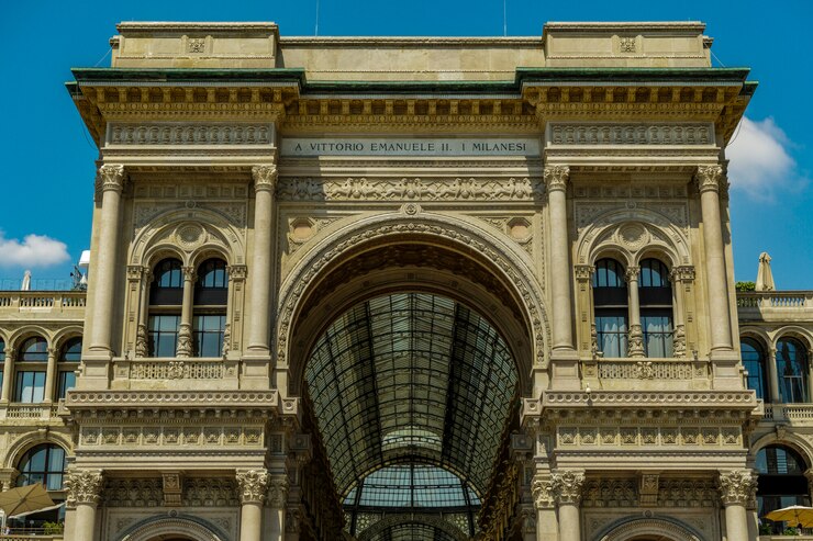 Foto grátis galleria vittorio emanuele em milão