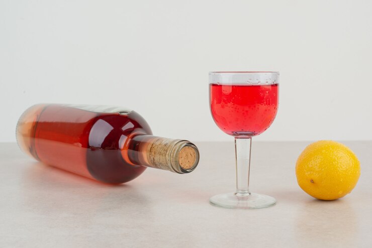 Foto grátis garrafa com copo de limonada com limão.