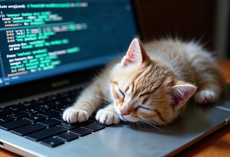 Foto grátis gatinho engraçado e adorável.
