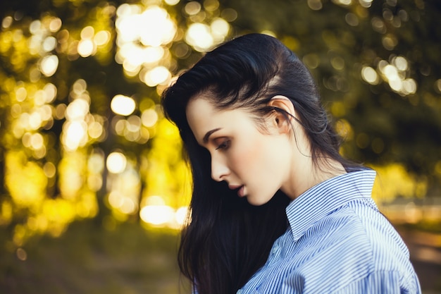 Girl street portrait