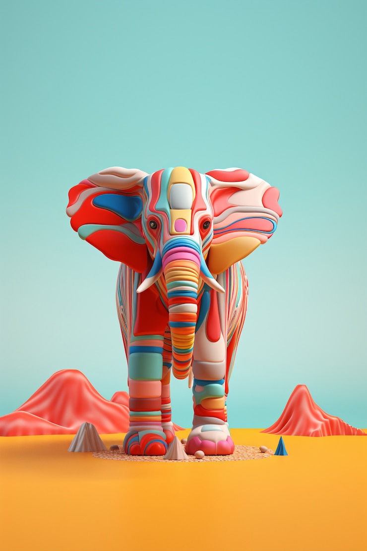 Foto grátis grande elefante ao ar livre