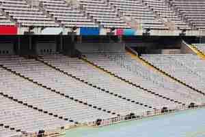 Foto grátis grande estádio. ninguém