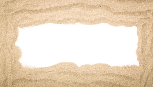 Grande frame de areia