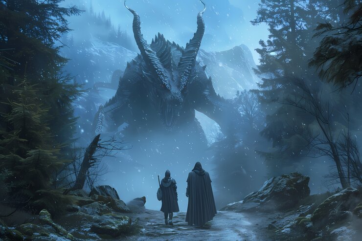 Foto grátis grupo de fantasia de aventureiros