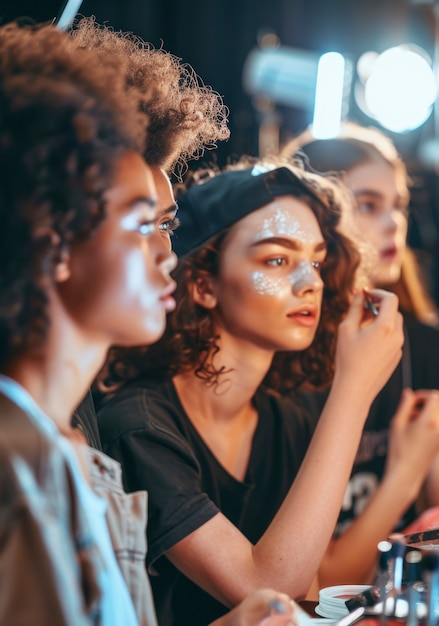 Foto grátis grupo de jovens adolescentes comemorando o dia mundial da juventude fazendo atividades juntos