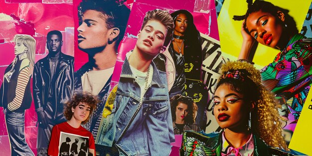 Grupos de jovens com antecedentes inspirados no pop