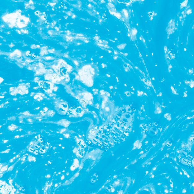 Água turquesa brilhante pintada