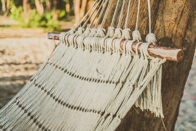 Hammock vazio na praia