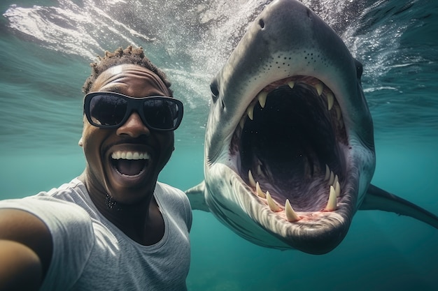 Foto grátis homem alegre a divertir-se