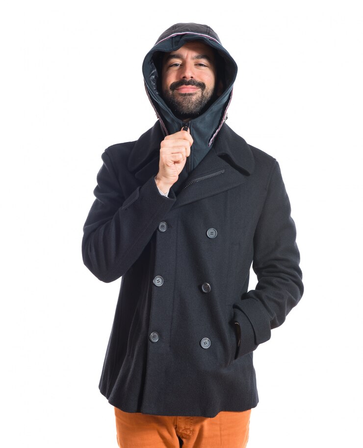 Foto grátis homem congelando sobre branco