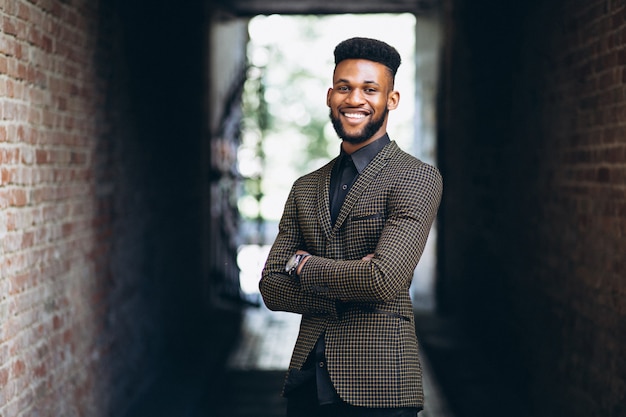 Foto grátis homem de negócios americano africano