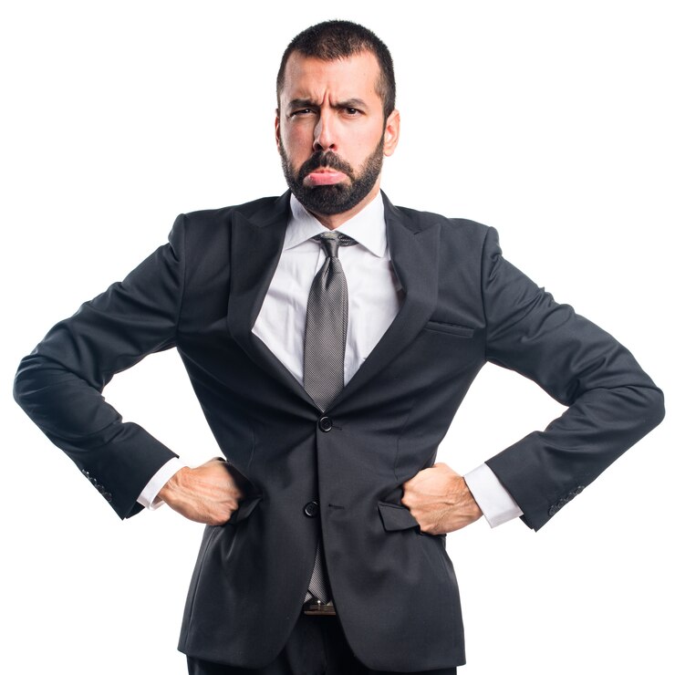 Foto grátis homem de negócios triste