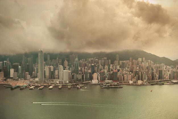 Hong Kong vista aérea