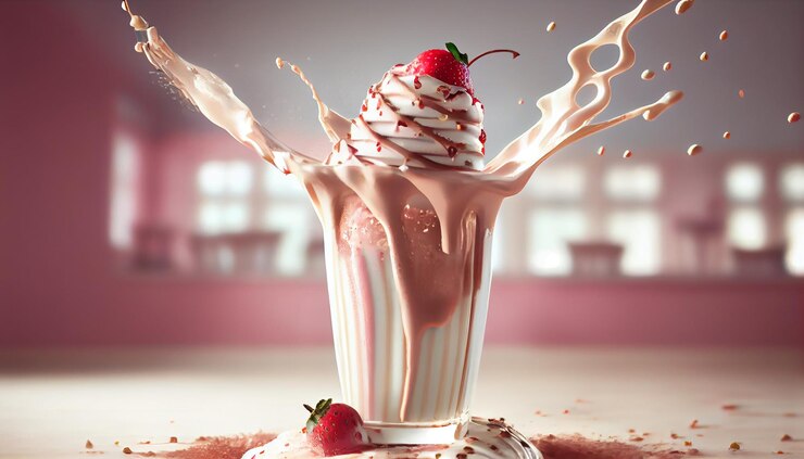 Foto grátis ia generativa de sundae de sorvete de chocolate delicioso
