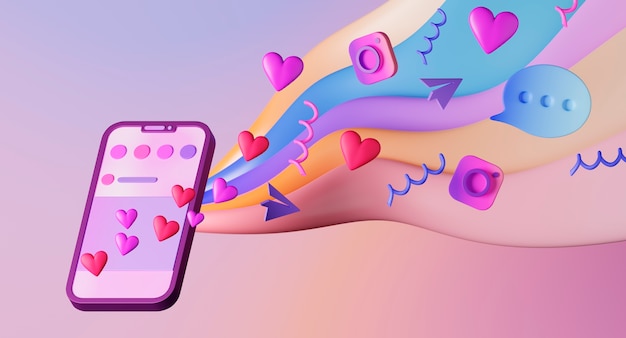Ícones de comunicação e redes sociais