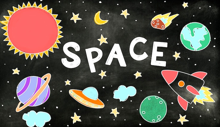 Foto grátis ícones de espaço desenho conceito de gráficos