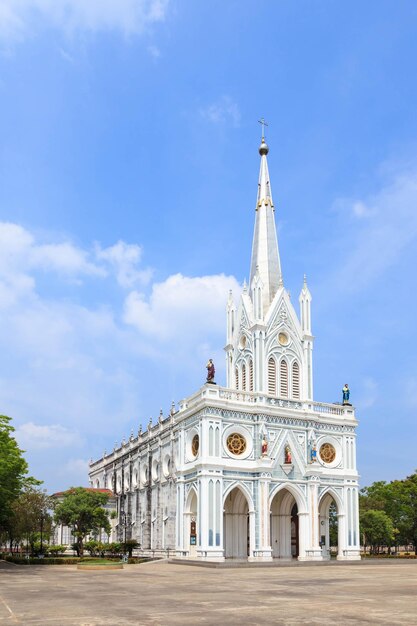 Igreja Católica em Samut Songkhram Tailândia