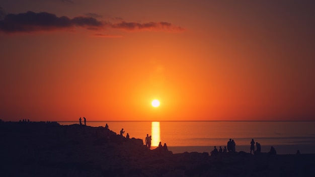 Ilha durante a hora de ouro