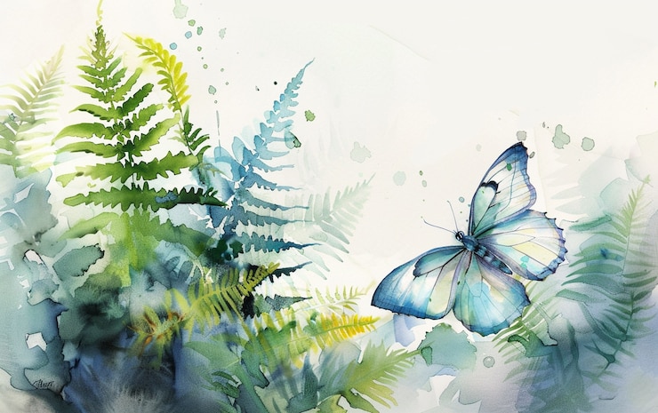 Foto grátis ilustração de borboleta em aquarela