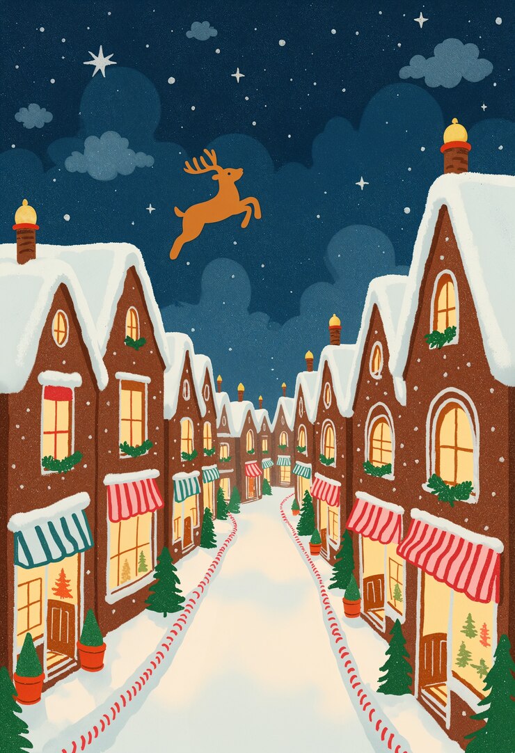 Foto grátis ilustração de desenho de natal