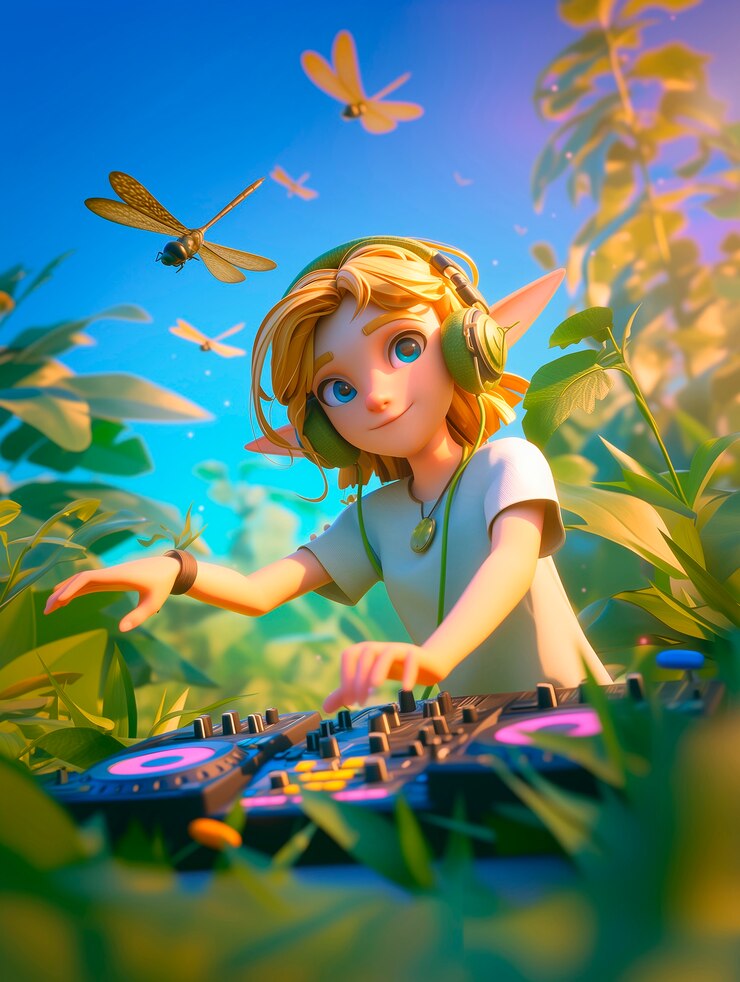 Foto grátis ilustração de desenhos animados 3d