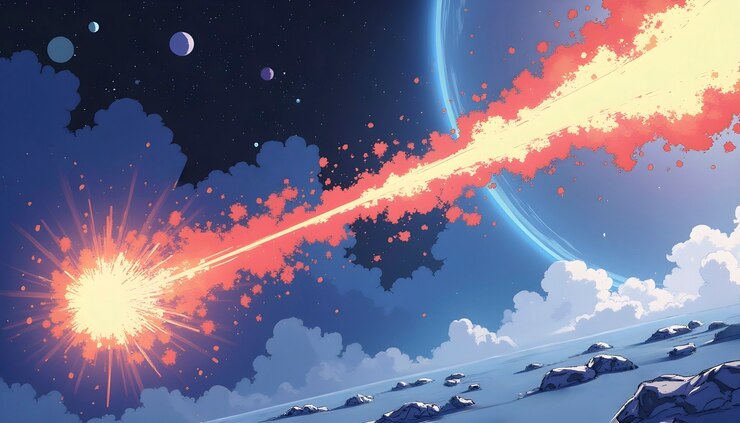 Foto grátis ilustração de fundo da galáxia