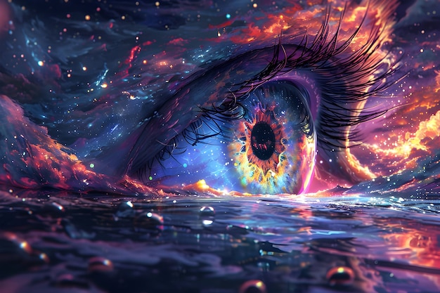 Ilustração de olho de fantasia