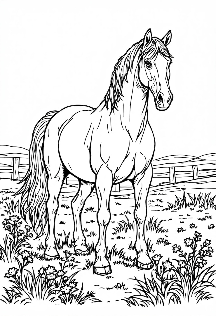 Foto grátis ilustração de página de livro para colorir