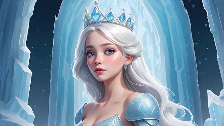 Foto grátis ilustração digital de princesa de fantasia