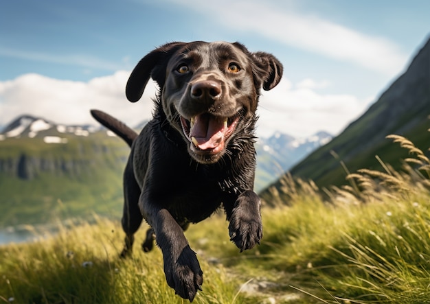 Imagem de cão Labrador Retriever gerada por Ai