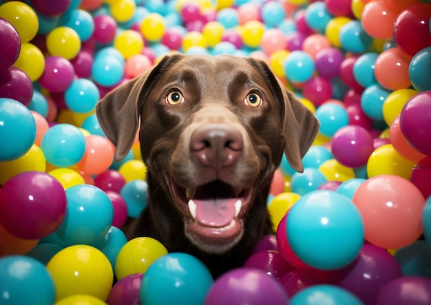 Imagem de cão Labrador Retriever gerada por Ai