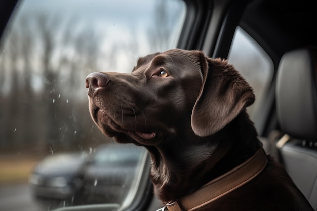 Imagem de cão Labrador Retriever gerada por Ai