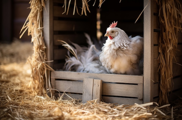 Foto grátis imagem de frango gerada por ai