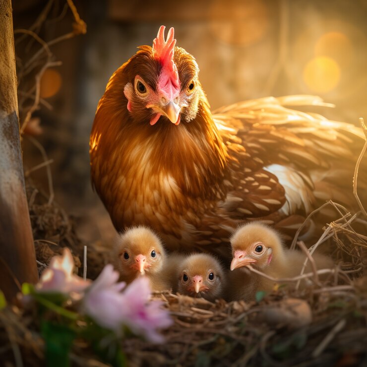 Foto grátis imagem de frango gerada por ai