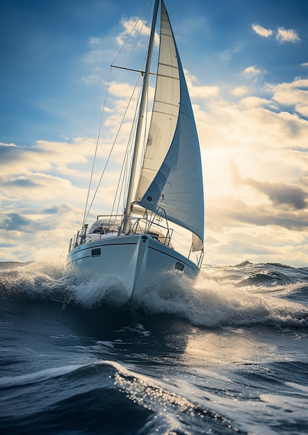 Foto grátis imagem do barco gerada por ai