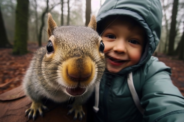 Imagem engraçada com animal