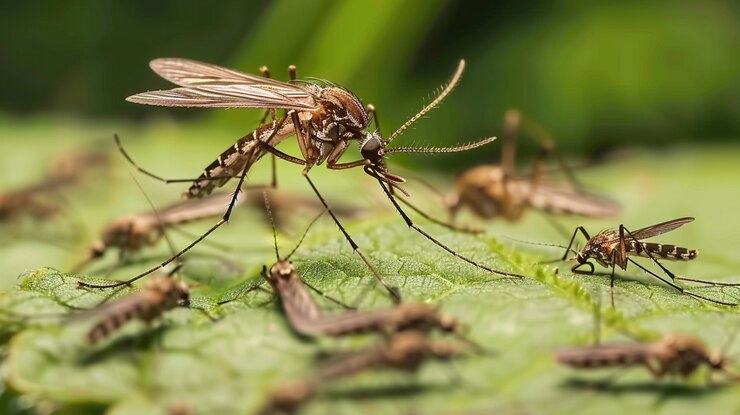 Foto grátis imagens de perto de mosquitos na natureza