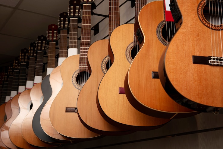 Foto grátis instrumento de música na loja