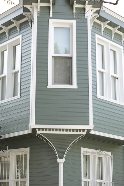 Janelas de um edifício