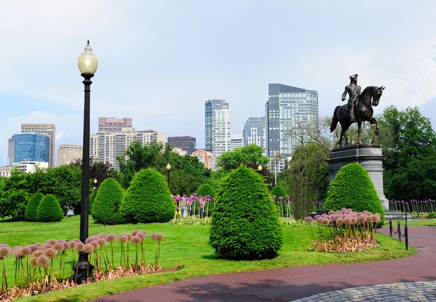 Jardim urbano da cidade