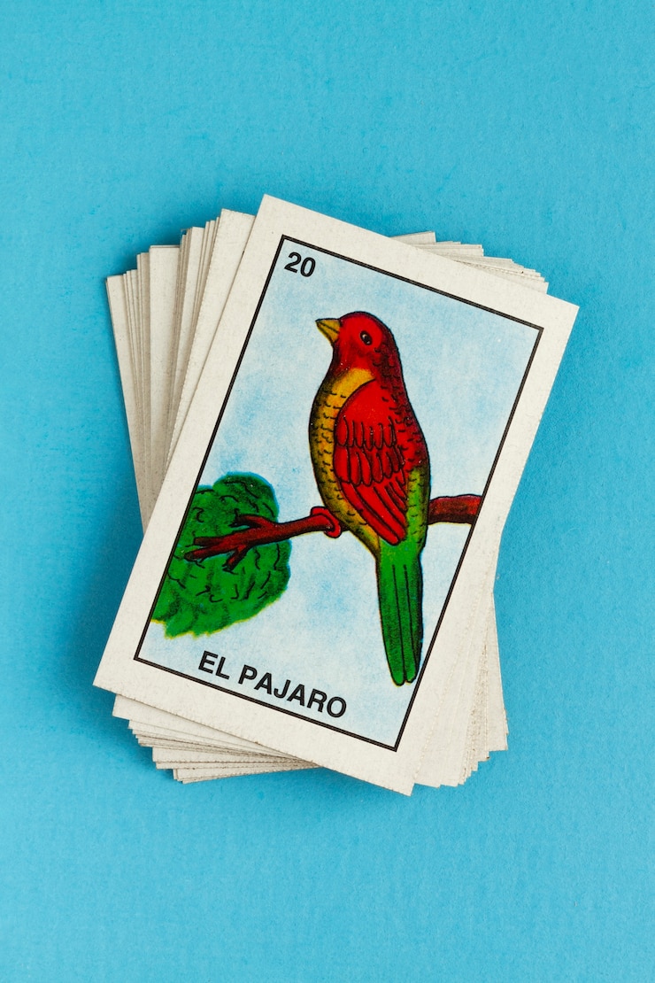 Foto grátis jogo de cartas tradicional mexicano