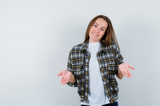 Foto grátis jovem expressiva posando