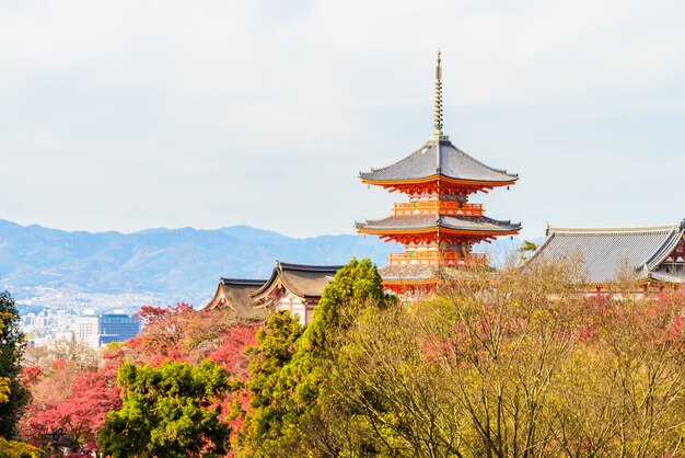 Kiyomizu dera templo em Kyoto no Japão