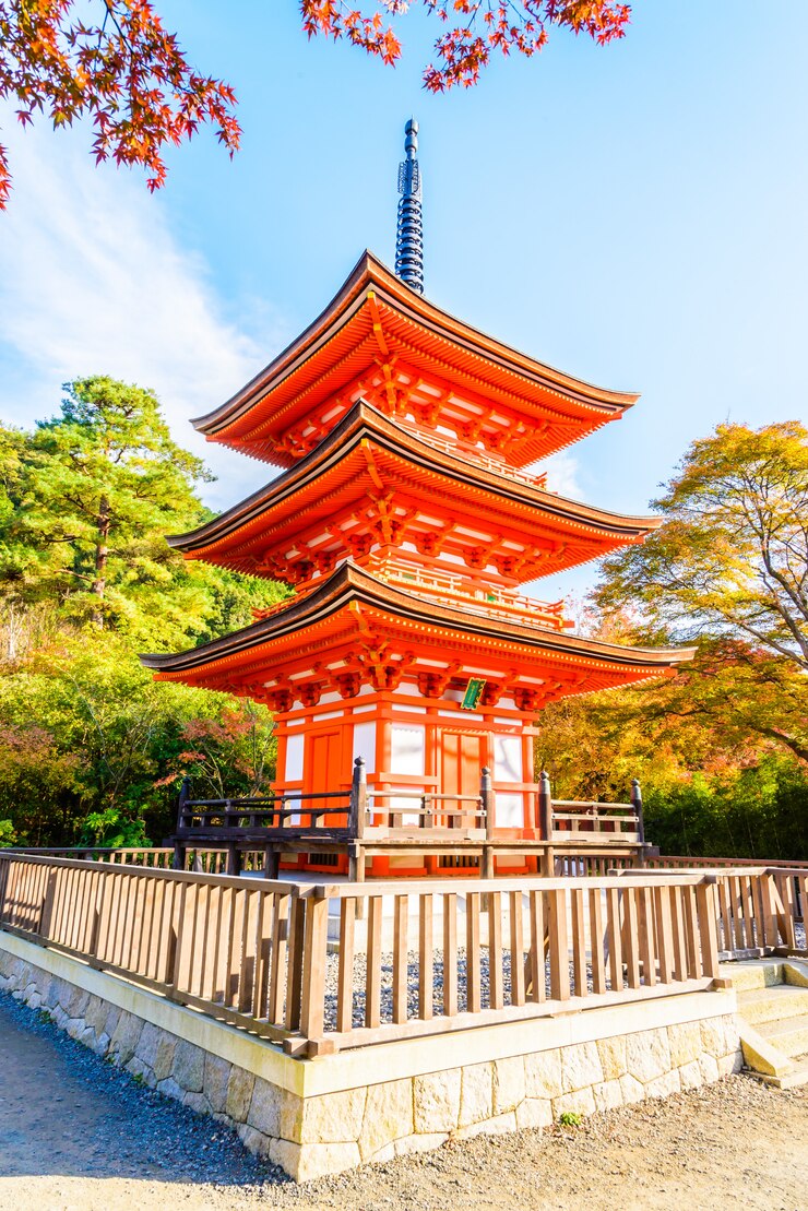 Foto grátis kiyomizu dera templo em kyoto no japão