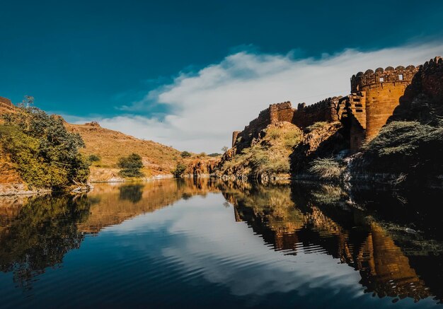 Lago em Jodhpur Rajasthan, Índia